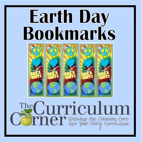 Earth Day Bookmarks The Curriculum Corner 123