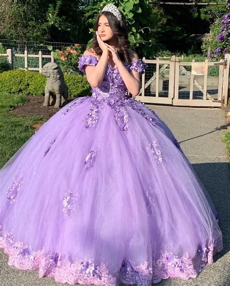 Pin By Isabel Draiman On XV Lila Morado Ball Gowns Prom Dresses Ball