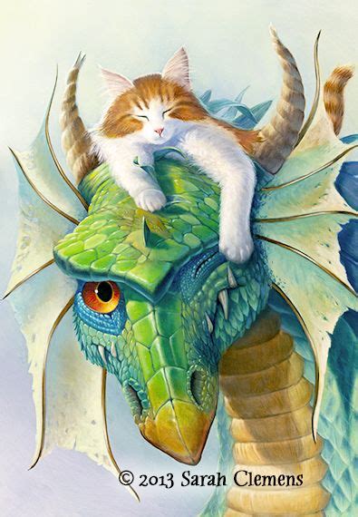 Dragon Cat Fairy Dragon Fantasy Dragon Fantasy Art Mythical