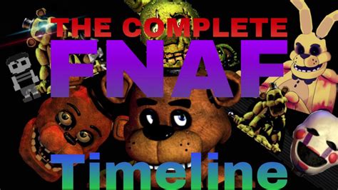 The Complete Five Nights At Freddys Timeline Youtube