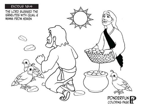 Jesus Is Manna From Heaven Coloring Pages