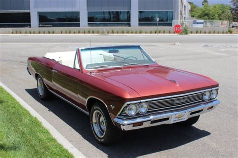 Chevrolet chevelle & malibu convertible top key features: Chevrolet Chevelle Convertible 1966 Aztec Bronze For Sale ...