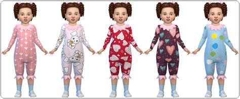 Sims 4 Ccs The Best Cute Bodysuits For Toddlers By Annett85