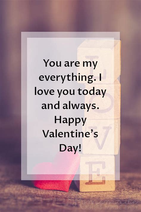valentine card sayings messages