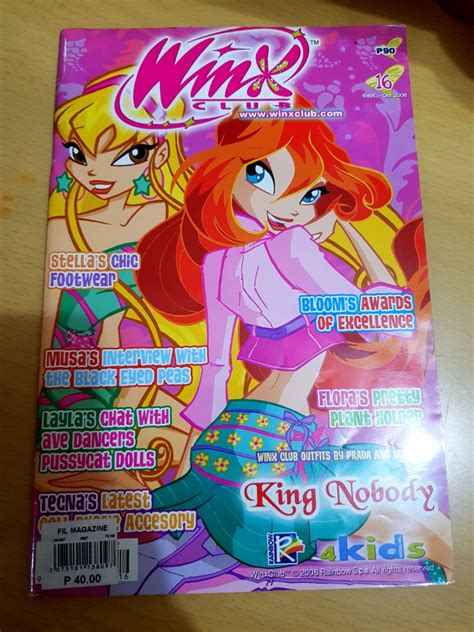 winx club magazine issue no 16 september october 2008 hobbies and toys books and magazines