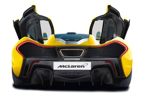 Download Mclaren P1 Car Back View Png Image For Free