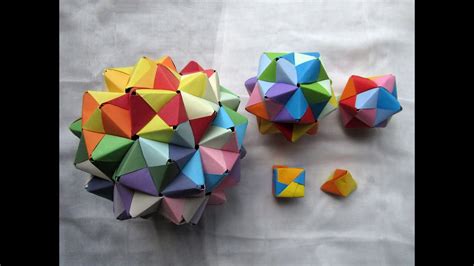Origami Sonobe Ball Building Challenge Youtube