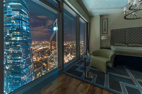 Apartments In Moscow City Tower Has Washer And Central Heating
