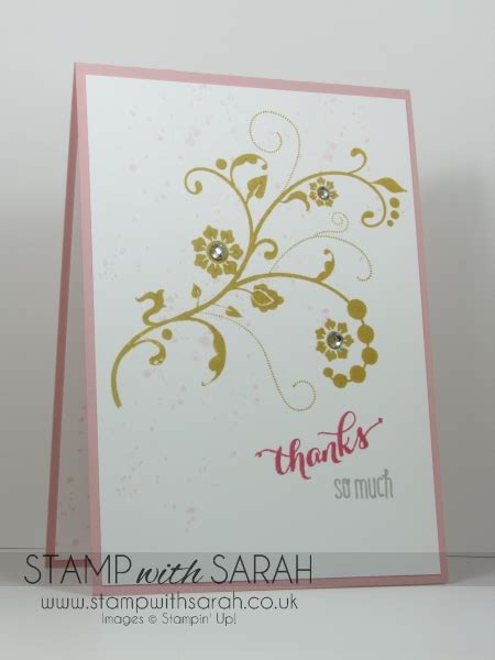 Our company values each and every customer. Flowering Flourishes Customer Thank You Cards & Gifts - Shop for Stampin' Up! UK | Sarah Berry