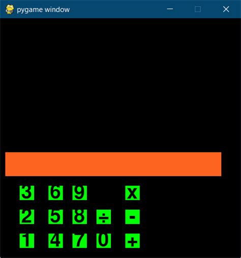 Python Pygame Basic Calculator Stack Overflow