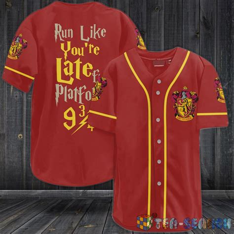 Official Harry Potter Gryffindor Baseball Jersey Hothot 290122