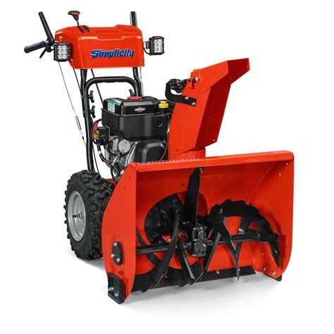 Snow Blowers Single Stage And Two Stage Simplicity