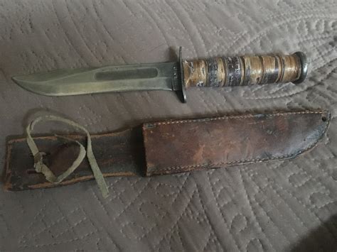This Is My Usmc Kabar Ww2 Still In Use Love This Piece Of