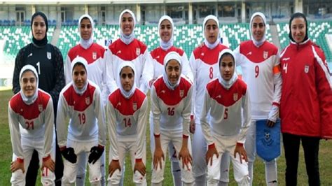 Irans Female Football Team Ranked Second In 2018 Cafa Cup