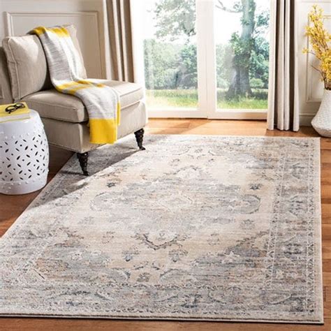 Neutral Cottage Farmhouse Area Rug Antique Farmhouse