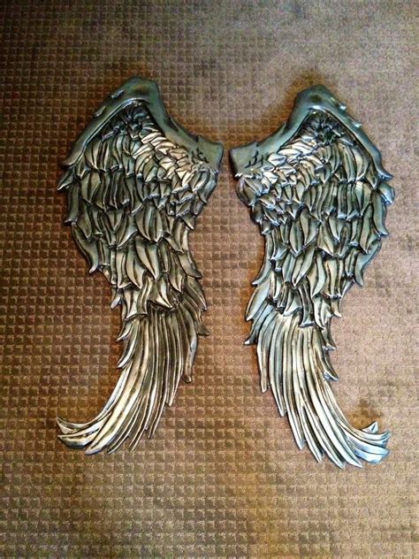 One of my very first posts was about upcycling shuttlecocks. Handmade Angel Wings Wall Decor Wood Carving by Nevermore ...