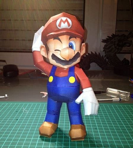 Super Mario Bros Papercraft Papercraft Free Download And Paper Toys Model