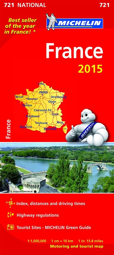 Michelin France Overview Map 721 Karen Browns World Of Travel