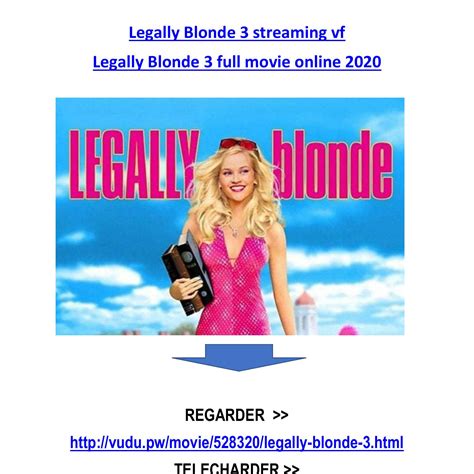 Legally Blonde 3 Streaming Vf Complet Vostfrpdf Docdroid