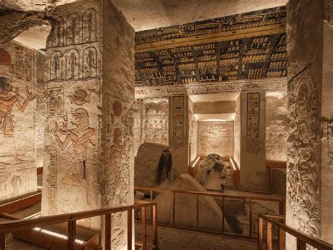unique photos from inside of ancient tombs in egypt s valley of the kings revealed