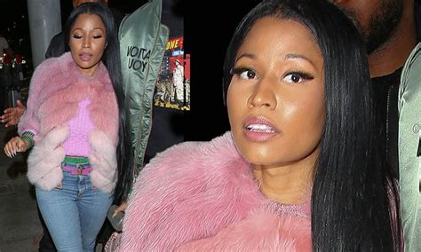 Nicki Minaj Showcases Her Famous Curves As She Enjoys Night Out In La Daily Mail Online