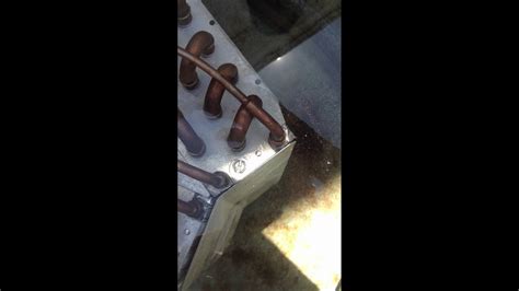 Tappan Evaporator Coil Leak Test 1 6 5 2012 Youtube
