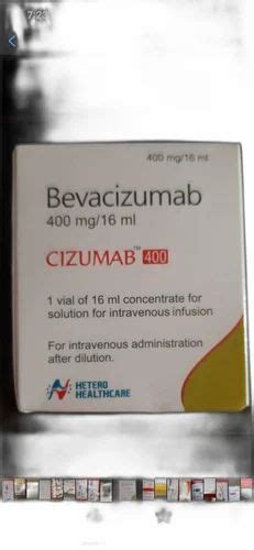 Cizumab 400 Mg 16ml Bevacizumab Injection Hetero At Rs 10000vial In