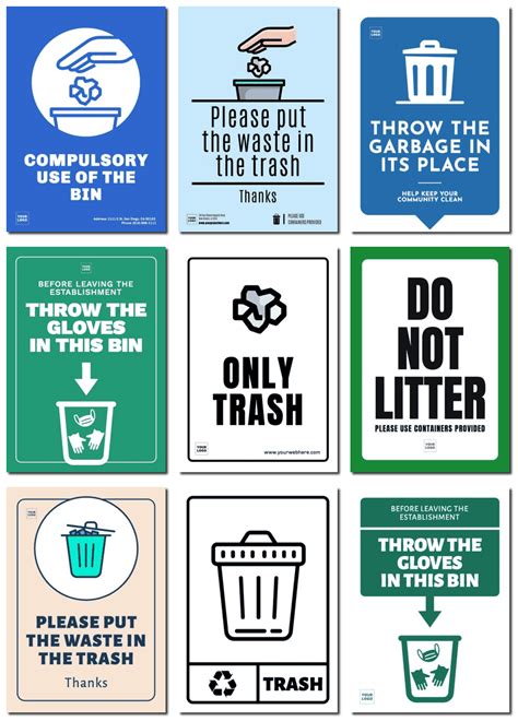 No Littering Signs To Print
