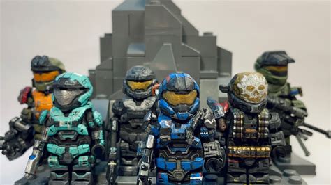 Lego Halo Reach Noble Team Custom Figures Youtube