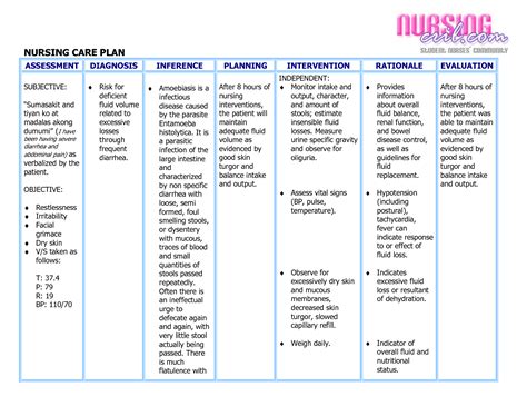 Acute Pain Nursing Care Plan Nursing Care Plan Examples Images