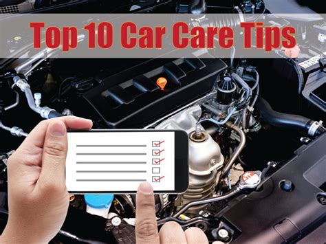 Top 10 Car Care Tips Advanced Auto