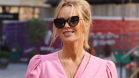 Amanda Holden Teases Fans In Seriously Daring Printed Suit Hello