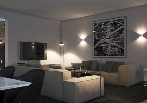Modern Interiors Near Cracow Vis For Lk Projektpl On Behance