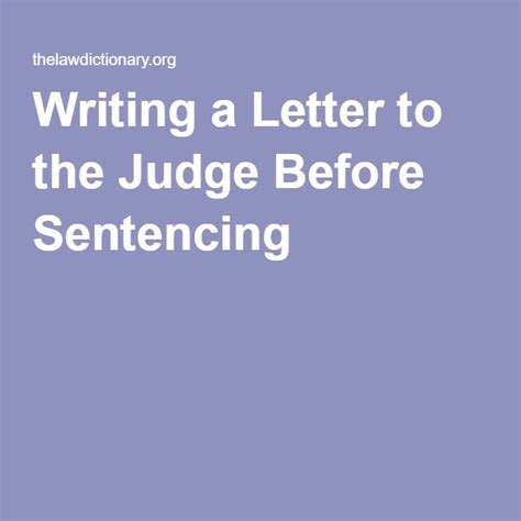 Make use of short paragraphs and also short sentences to offer a really brief biography on that you are and exactly what free printable cover letter templates database. Writing a Letter to the Judge Before Sentencing | Letter ...