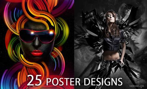 50 creative and beautiful poster design examples for your inspiration