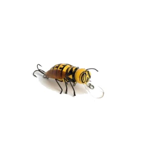 Dm Cricket Lures Small Hornet Bug Yellow Finish Tackle