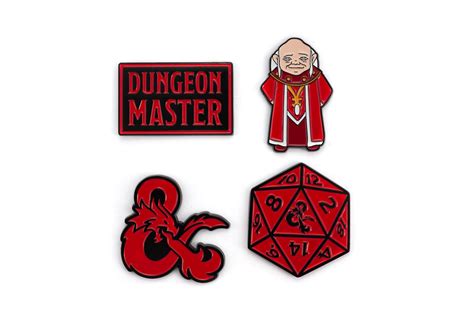 Dungeons And Dragons Enamel Pin Set Exclusive Collectors Series Pins