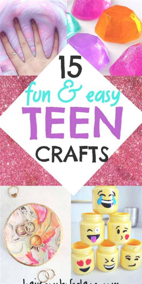 15 Crafts For Teens And Kids That Are So Easy And Fun To Make At Home