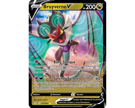 Bruyverne V Pv 200 117203 Carte Ultra Rare Full Art Épée Et Bo