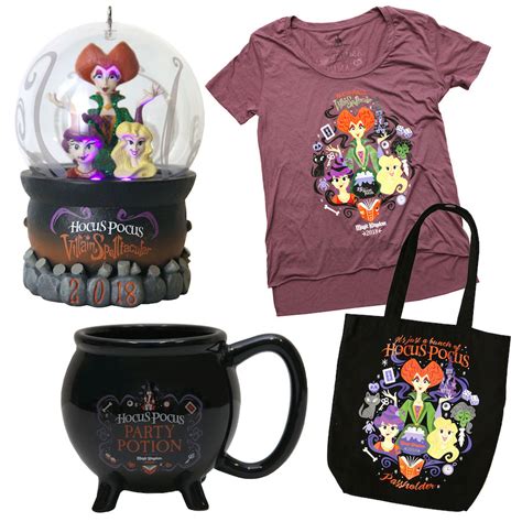 Hocus Pocus New Merchandise For Mickeys Not So Scary Halloween Party