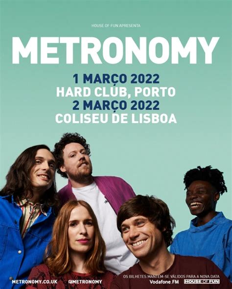 metronomy em portugal  nova data  data extra em marco