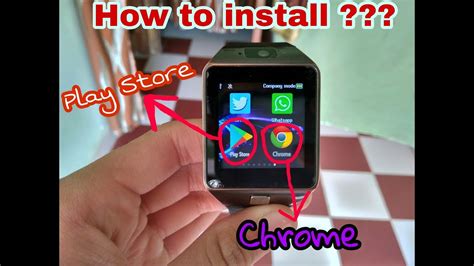 How To Install Play Store And Chrome In Dz09 Smartwatch Youtube