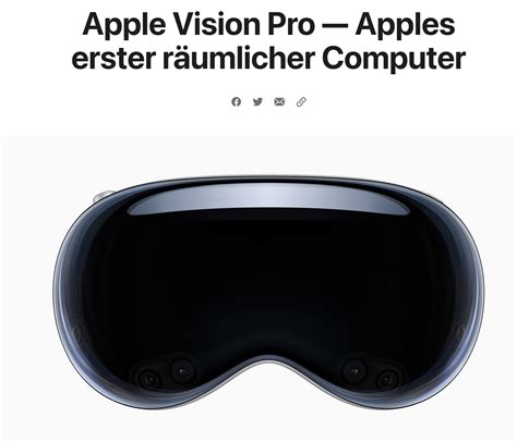 Apple Vision Pro Apple Präsentiert Neue Ar Brille Preise Ab 3499