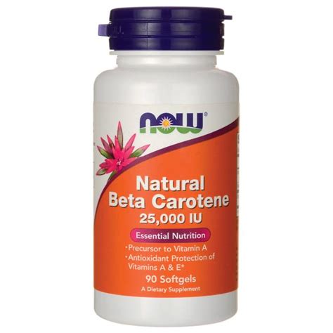 Now Beta Carotene Natural 25000 Iu