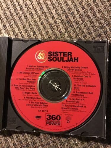 Sister Souljah 360 Degrees Power 1992 Oop Ebay