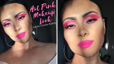 Hot Pink Makeup Tutorial Using The James Charles Palette