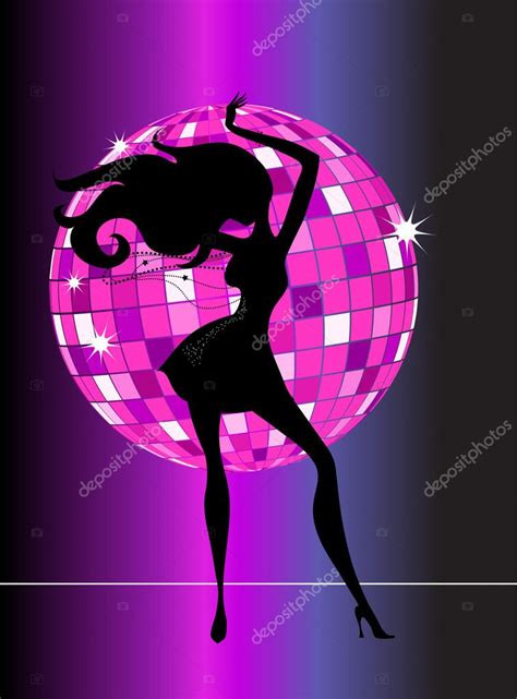 sexy disco party girl ⬇ vector image by © marish vector stock 1805925