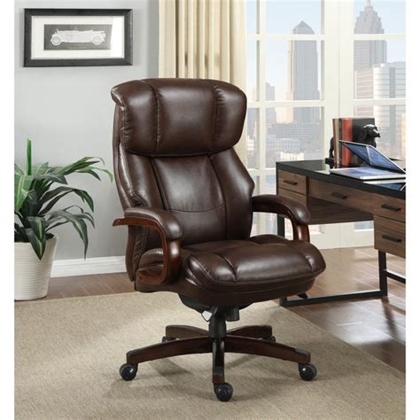 It is a breathable mesh office chair with a. Shop La-Z-Boy Fairmont Big & Tall Traditions Executive ...