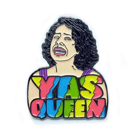 Broad City Ilana Glazer Yas Queen Enamel Pin Etsy