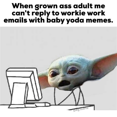 This is definitely going to work. #babyyoda baby yoda meme in 2020 | Yoda meme, Funny ...